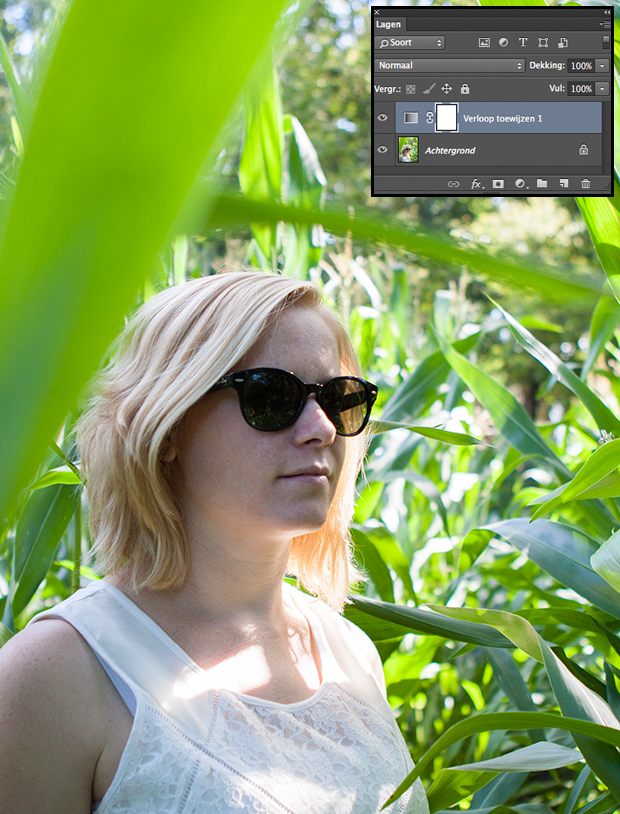 Warme lente gloed over je foto in Photoshop tutorial