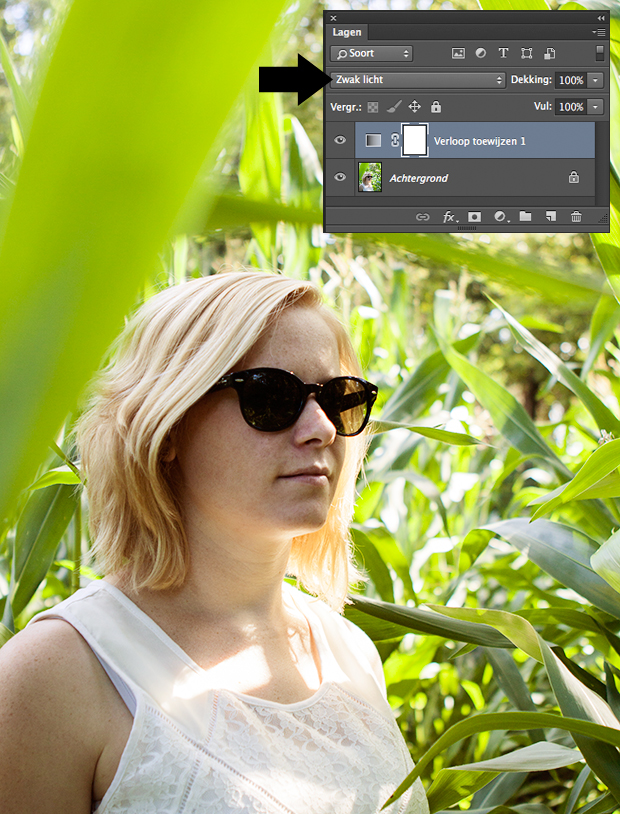 Warme lente gloed over je foto in Photoshop tutorial