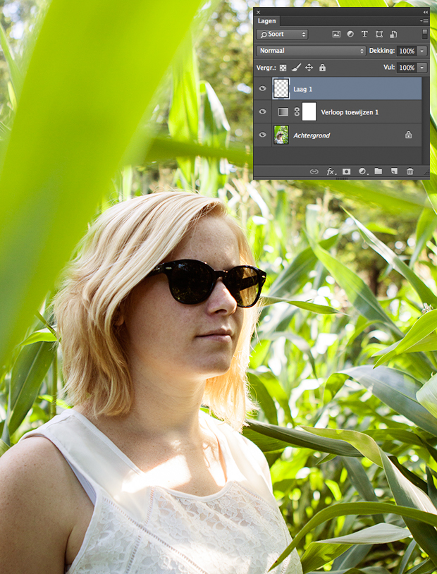 Warme lente gloed over je foto in Photoshop tutorial