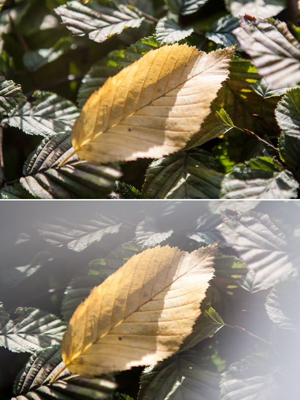 Fotografie hack met een boterhamzakje