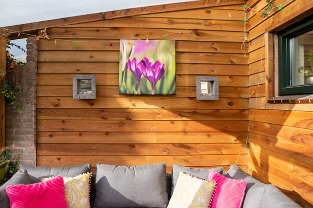 fotoprint op tuincanvas