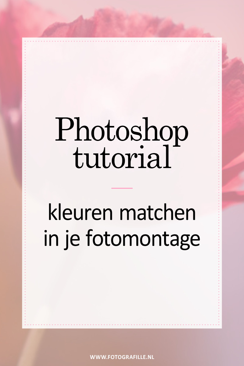 kleuren matchen in je fotomontage