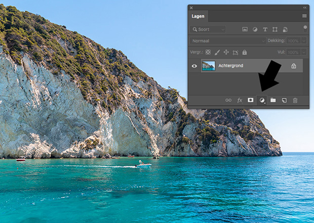 selectieve kleuren in Photoshop