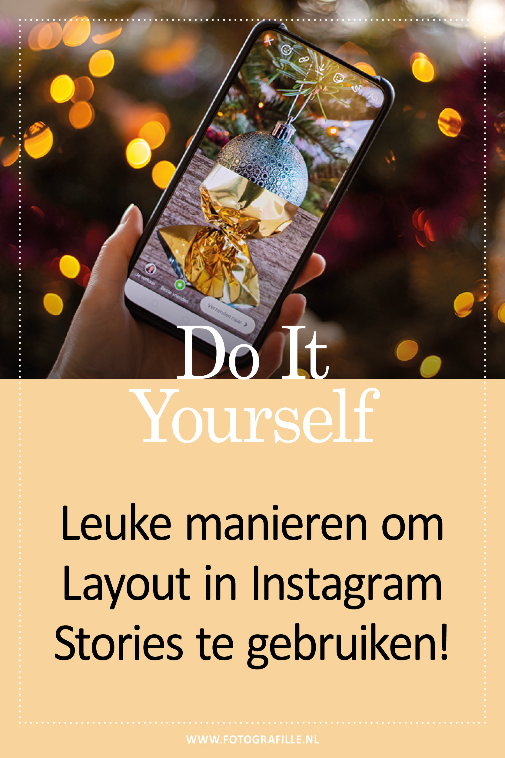 nieuwe functie instagram stories layout