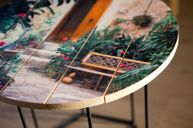 print op houten vorm