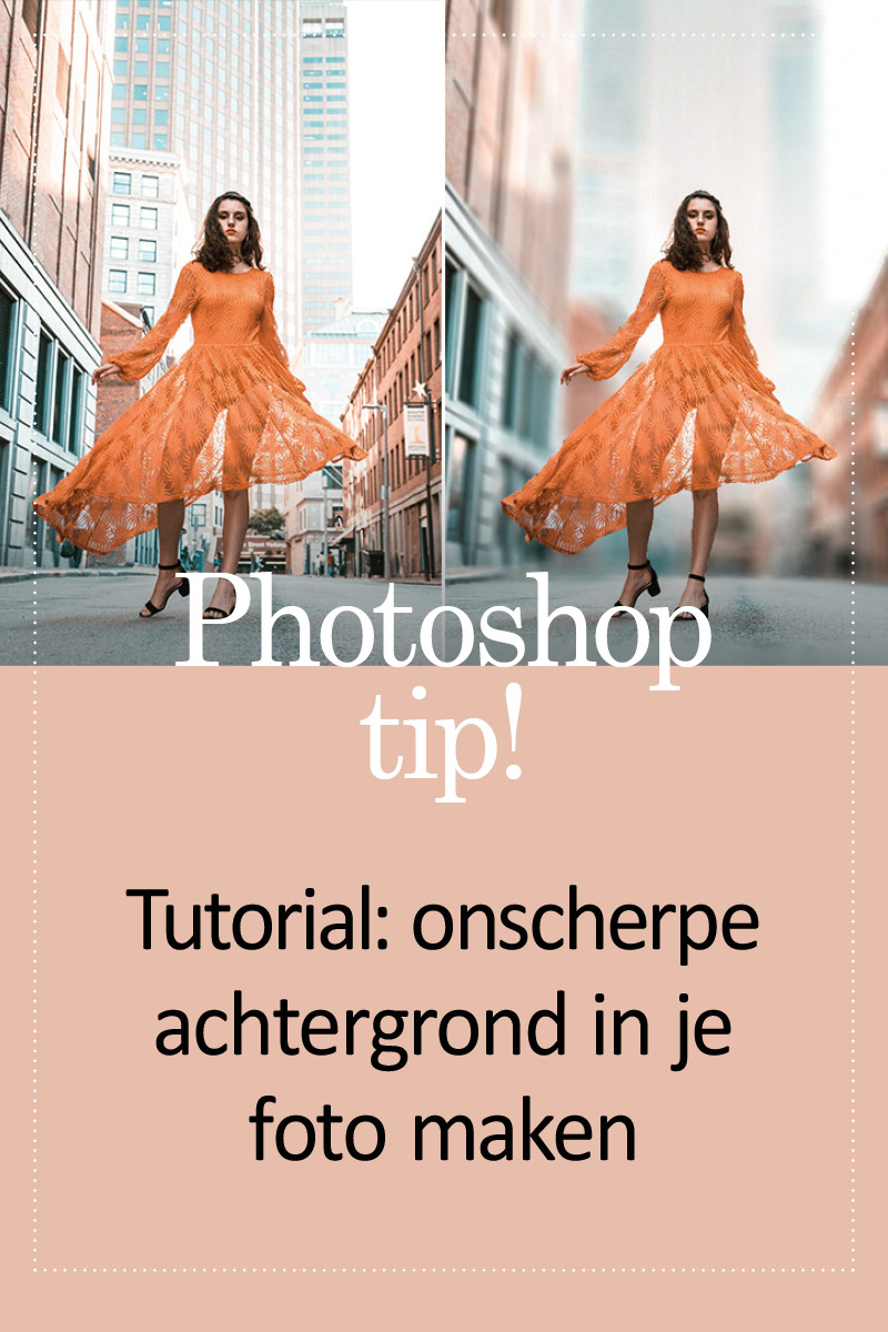 onscherpe achtergrond photoshop