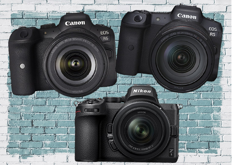 FF_Canon EOS R5 Canon EOS R6 en Nikon Z5