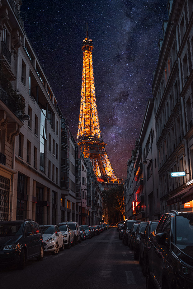 sterrenhemel in photoshop