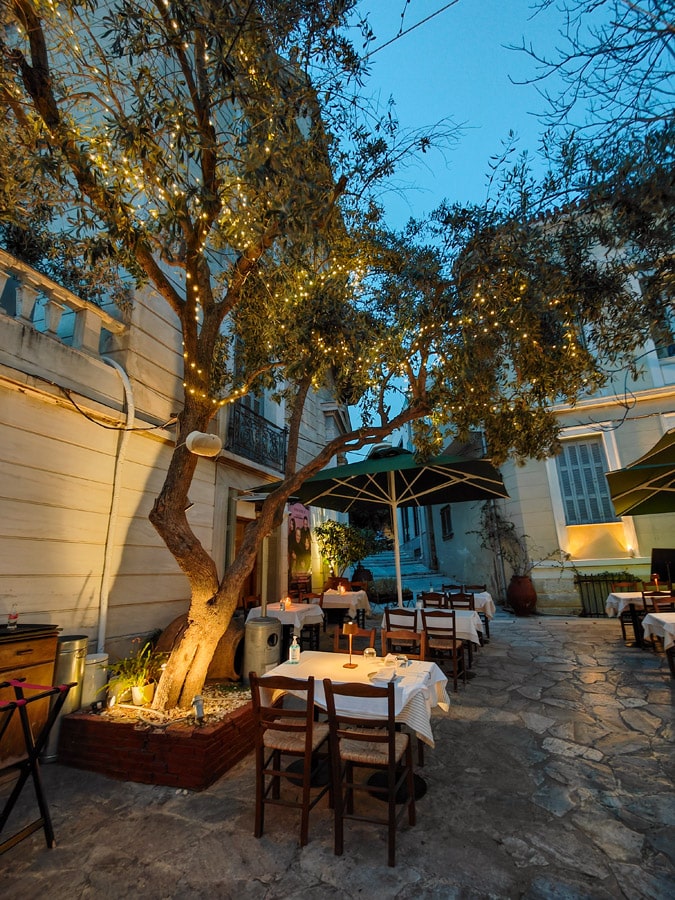 hotspots en restaurants in Athene